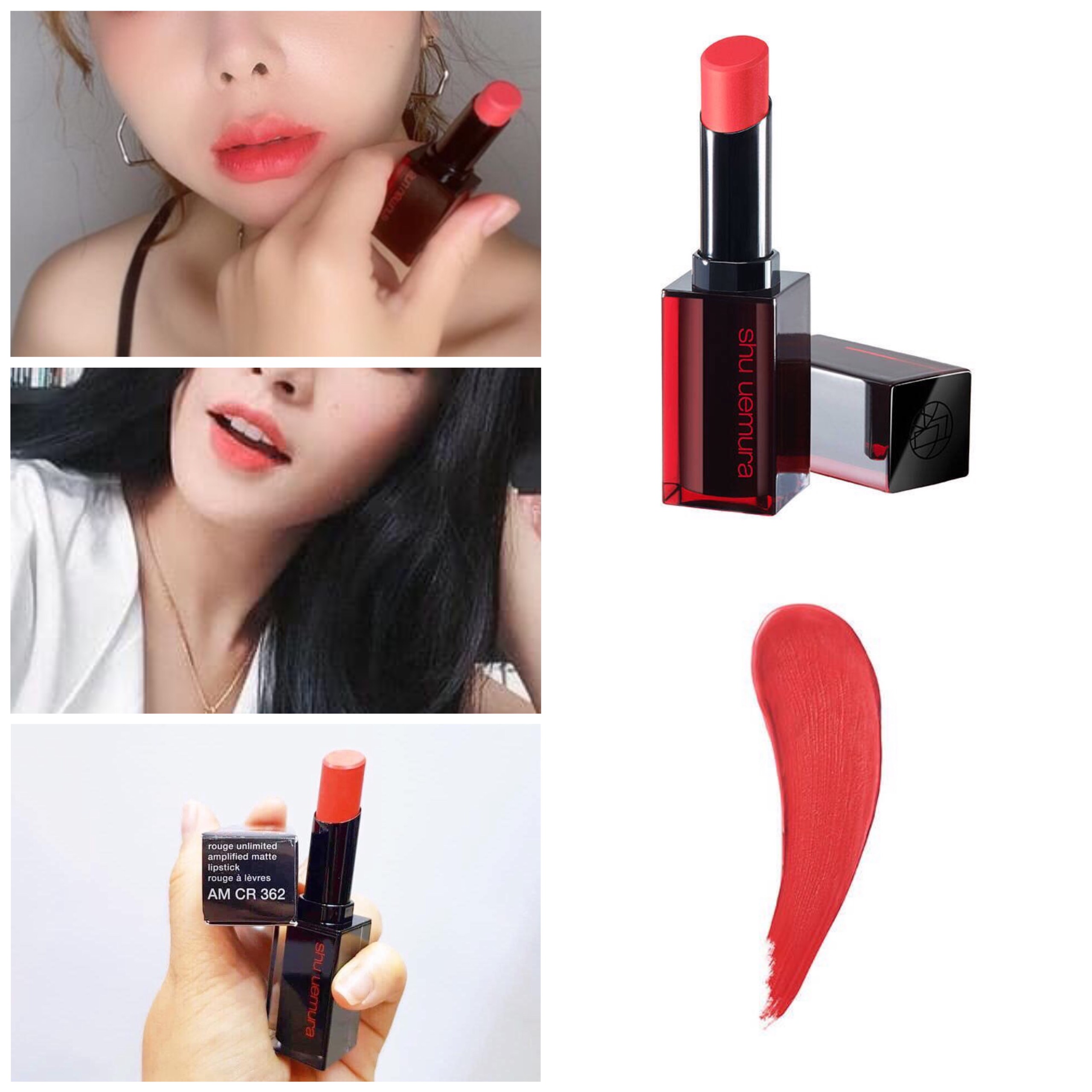 Son Shu Uemura Rouge Unlimited Amplified Matte Chất Son Lì Có Dưỡng (570, 163, 144, 784, 588, 597, 362, 364, 963, 972, 174, 294, 799)