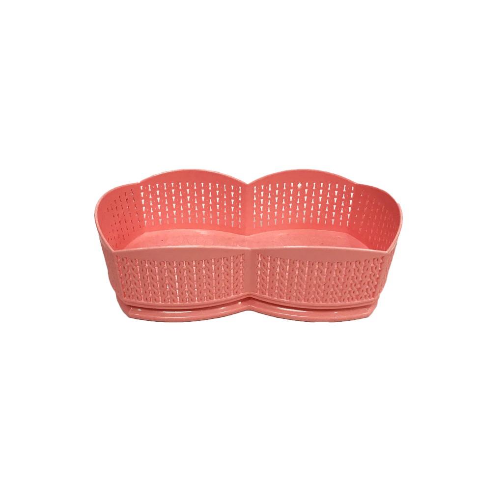 Rổ nhựa Bầu Nhỏ Size Nhí - Đựng Ly, Cốc, Gia Vị, Dụng Cụ Nhà Bếp