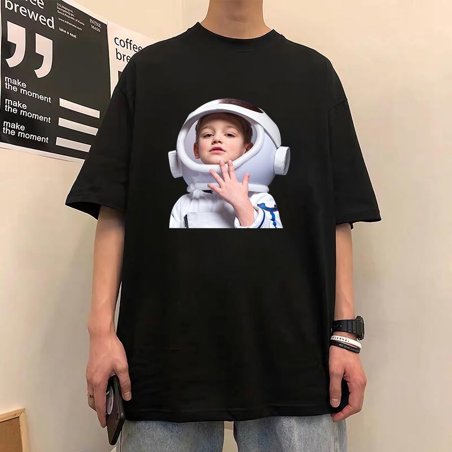 Áo Thun Nam Nữ ADLV BABY FACE SHORT SLEEVE T-SHIRT ASTRONAUT Vải Mát Hình In Đủ 2 Mặt Trước Và Sau Áo