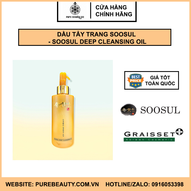 DẦU TẨY TRANG SOOSUL - SOOSUL DEEP CLEANSING OIL