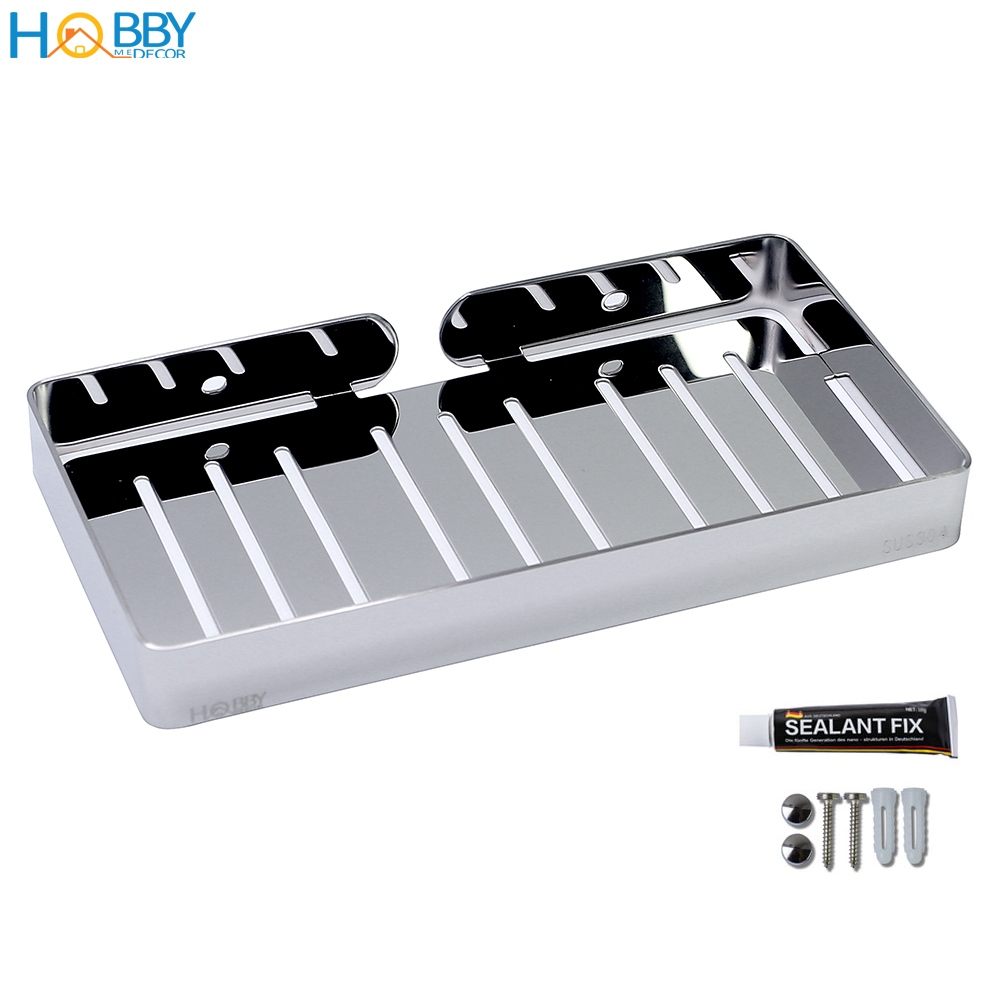 Kệ Đựng Xà Phòng Loại Lớn Inox 304 Dán Tường Hobby Home Decor Sb6