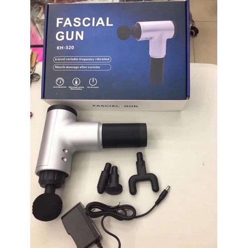 Máy Massage Cầm Tay 6 Cấp Độ Fascial Gun Cao Cấp GB-820 , Hỗ Trợ Mát Xa Chuyên Sâu, Giảm Đau Cơ, Cứng Khớp - Quà Tặng Cho Sức Khỏe