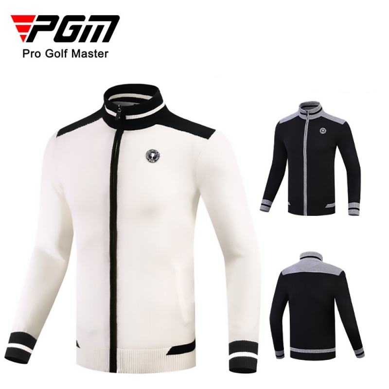 Áo khoác golf nam chất Len mềm mại PGM