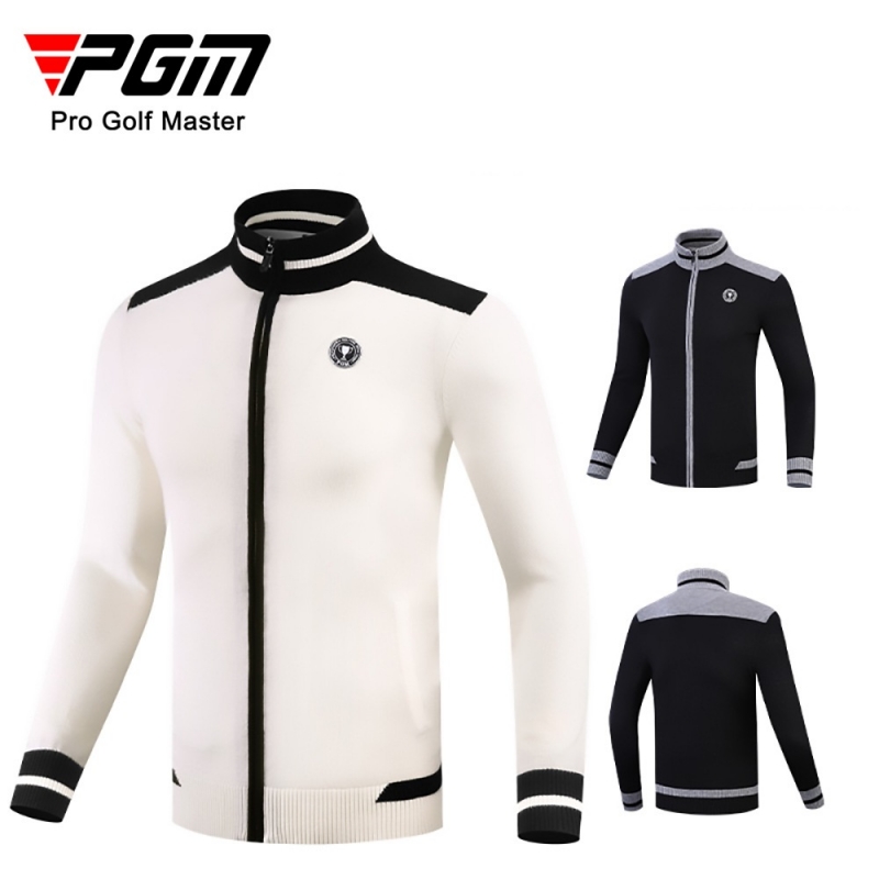 Áo khoác golf nam chất Len mềm mại PGM