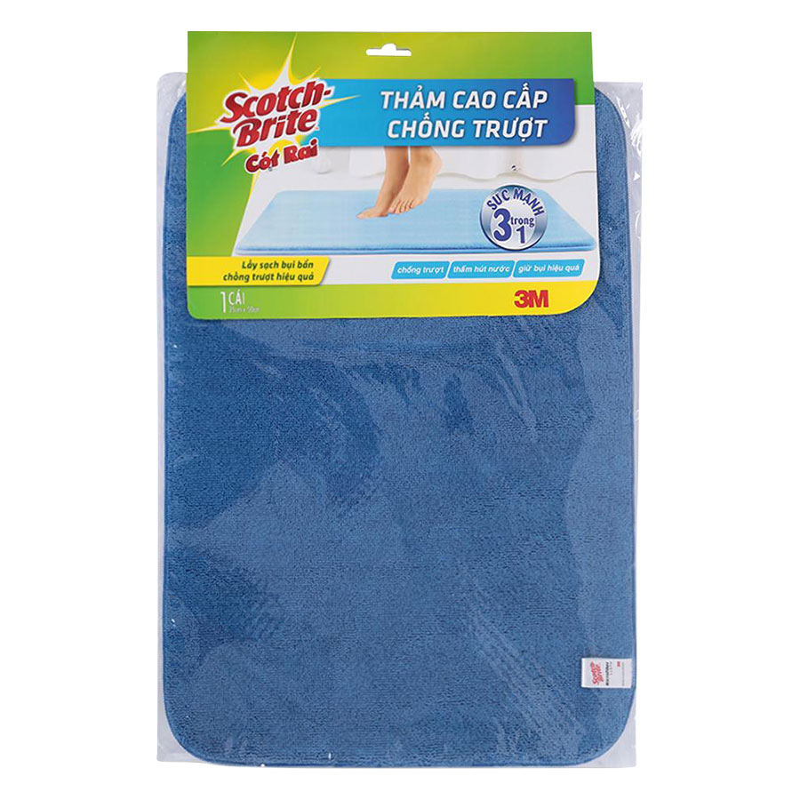 Thảm Cao Cấp Chống Trượt Cao Cấp Scotch Brite (35 x 50 cm)