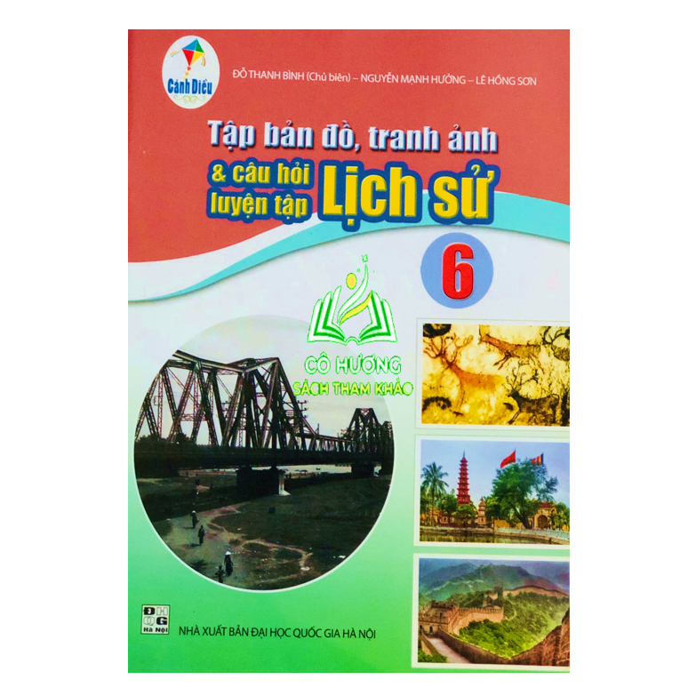 Sách - T,ập B.ản Đồ,Tranh Ảnh &amp;Câu Hỏi Luyện Tập Lịch Sử 6 (Cánh Diều) - BT