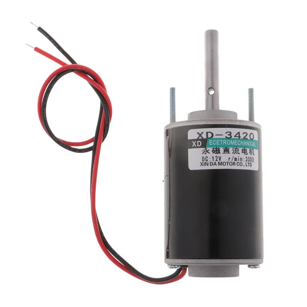 12V 30W High Speed CW/CCW Permanent DC Motor 3000RPM