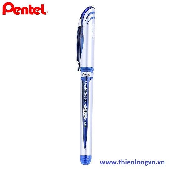 Bút nước ký energel Pentel BLN55; mực xanh ngòi 0.5mm