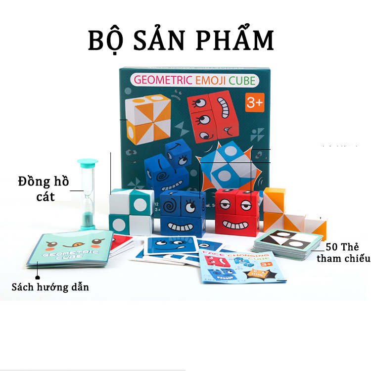 Đồ chơi Rubik thay đổi cảm xúc - Trò chơi rèn luyện sự nhanh tay nhanh mắt cho bé