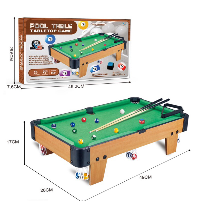 Đồ Chơi Trẻ Em Bàn Bida Lỗ, Bàn Bi Lắc/ banh lắc bóng đá Cỡ Lớn 6 tay cầm phù hợp cho bé và người lớn
