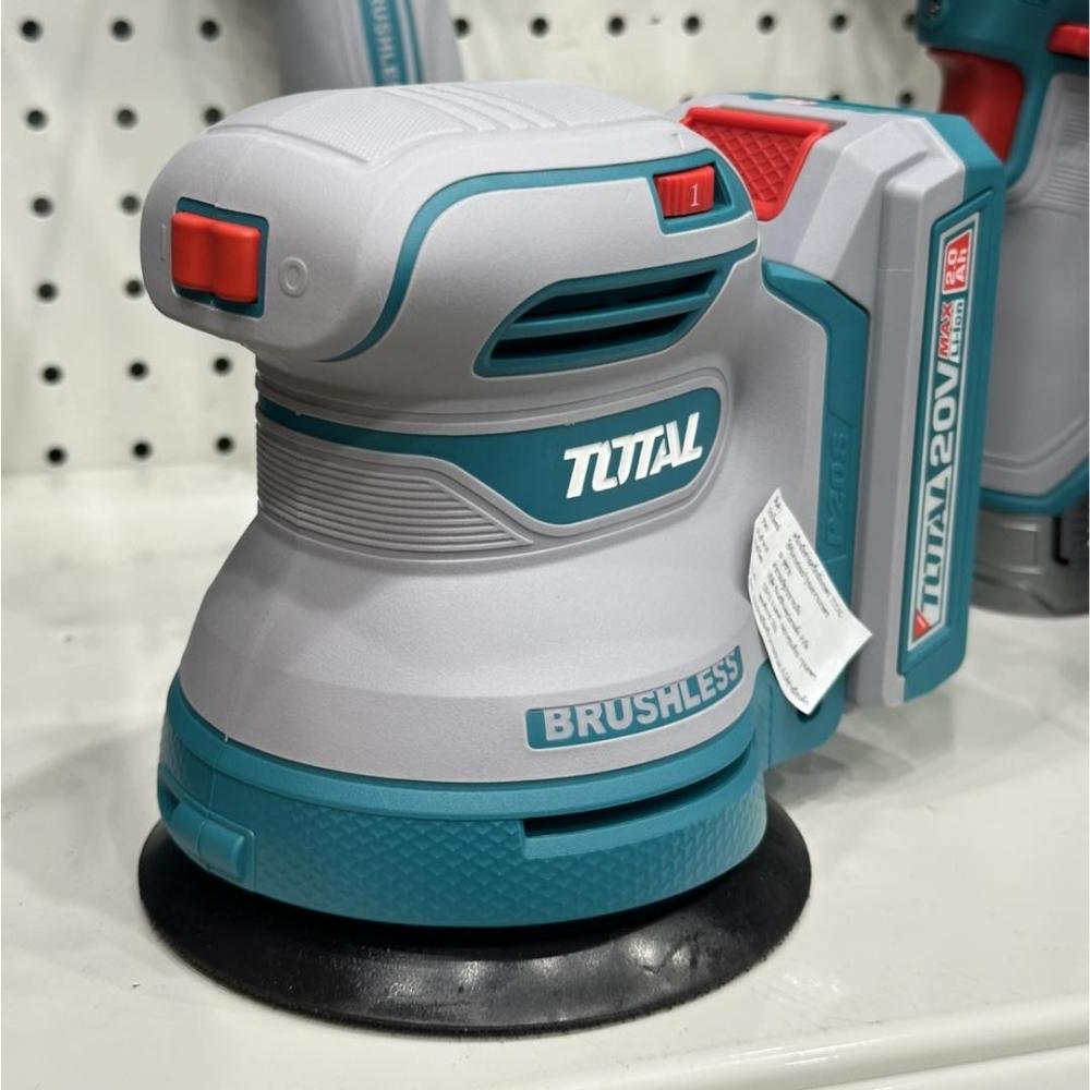 MÁY CHÀ NHÁM TRÒN KHÔNG CHỔI THAN DÙNG PIN 20V TOTAL TROSLI20021 - HÀNG CHÍNH HÃNG