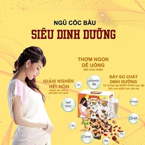 Ngũ Cốc Bầu Lạc Lạc Siêu Dinh Dưỡng Cho Mẹ Và Bé Hộp 30 Gói 600g