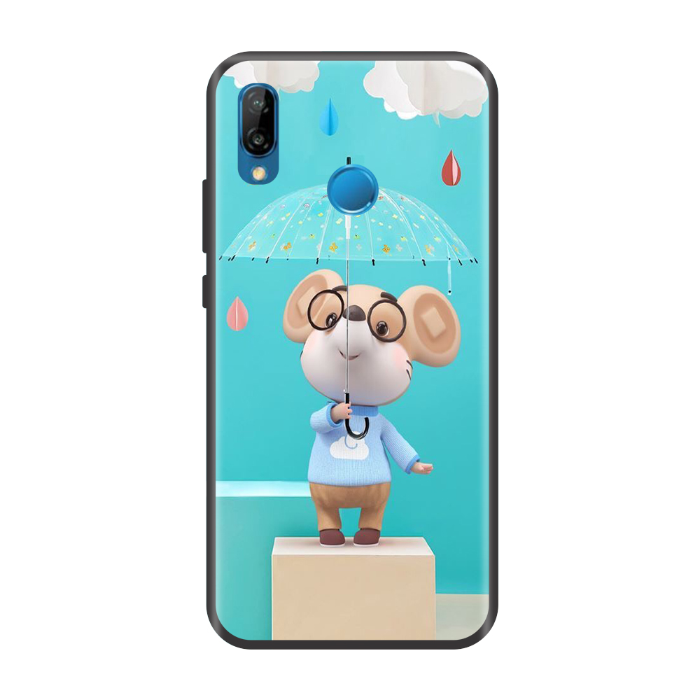 Ốp lưng TPU viền dẻo cho điện thoại HUAWEI NOVA 3E Hình Chuột Tết 2020 - Mẫu 20