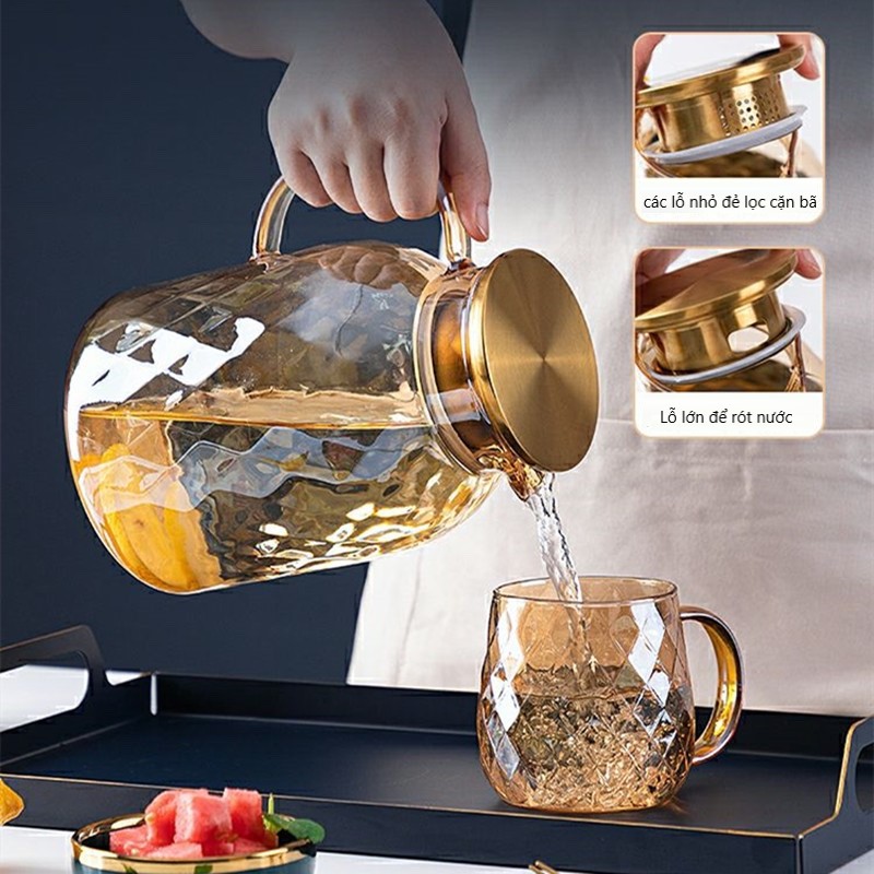 Ly thủy tinh vân 320ml sang trọng