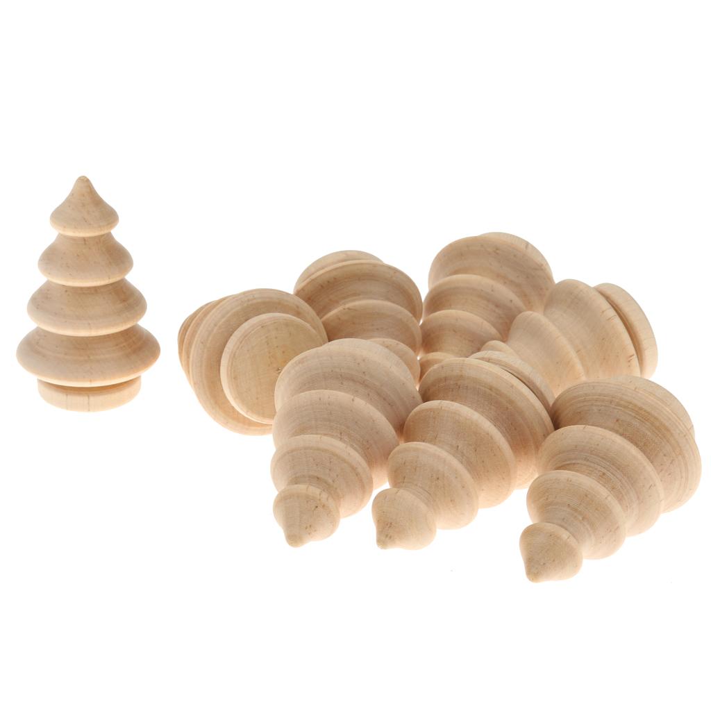 30x Chưa Hoàn Thành Gỗ DIY Người PEG Búp Bê Cây Giáng Sinh Người Tuyết Bánh Trang Trí Đồ