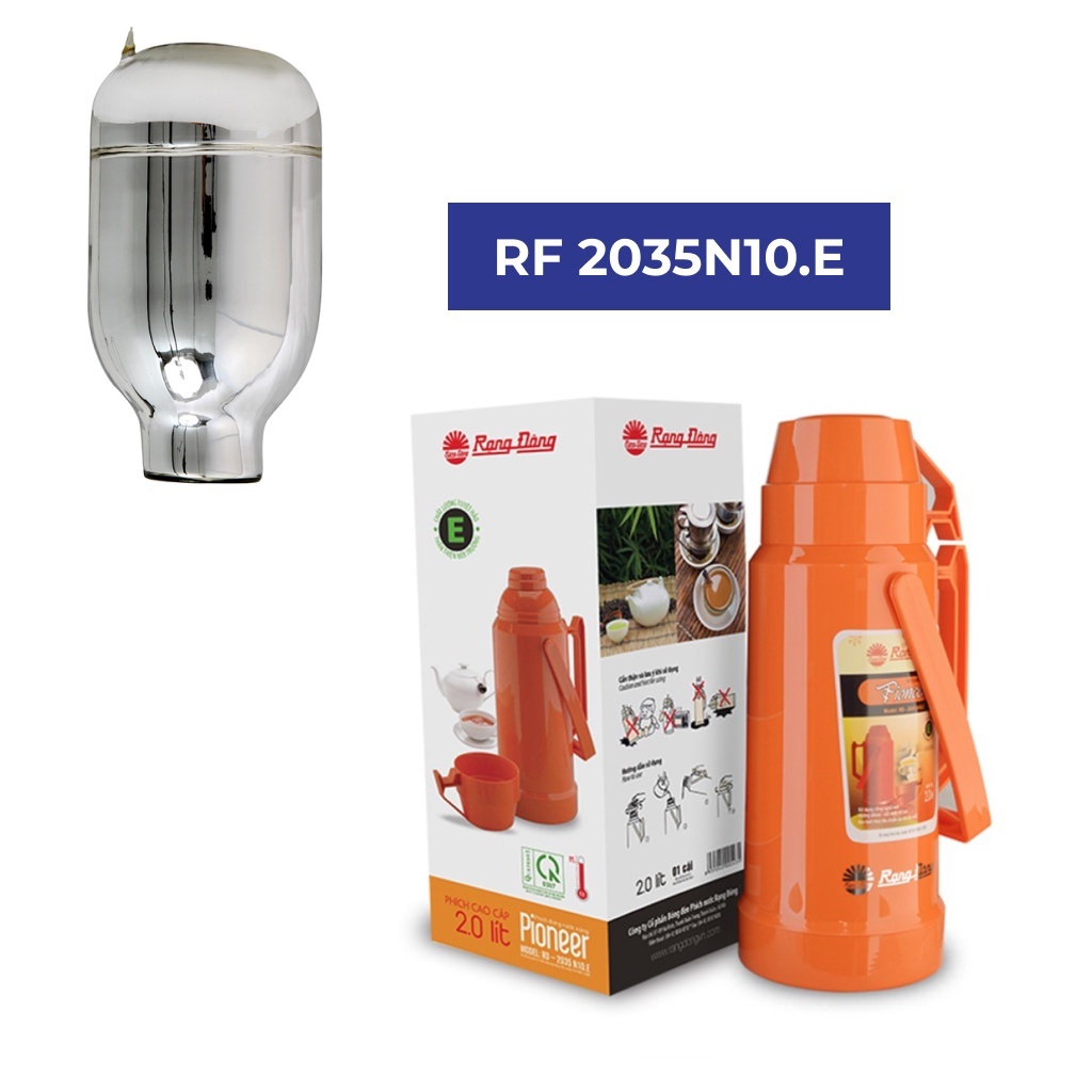 Ruột phích nước 2 LÍT RF-2035 , Ruột bình giữ nhiệt, Ruột bình thủy Rạng Đông CHÍNH HÃNG