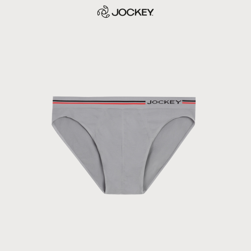 Quần Lót Nam Jockey Tam Giác Không Đường May Seam Free Màu Xám Kháng Khuẩn Cao Cấp - 9133