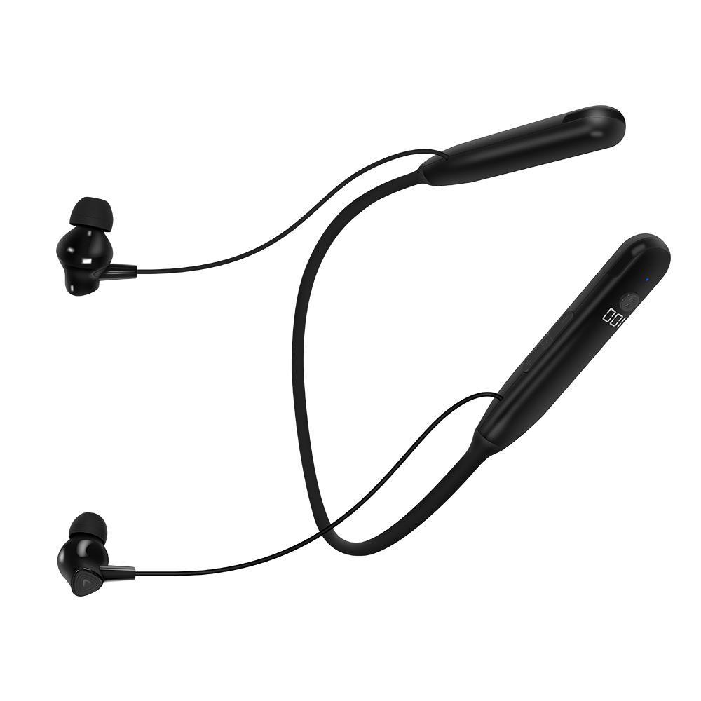 Đảm bảo chất lượng mới đeo cổ treo cổ tai nghe Bluetooth không dây card màn hình kỹ thuật số pin lớn nghe nhạc chống mồ hôi tai nghe thể thao