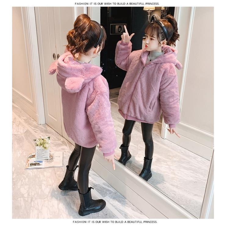 IAK38 Size110-160 (15-40kg) Áo ấm/áo lạnh cho bé gái Freeship Hàng Quảng Châu Thời trang trẻ em