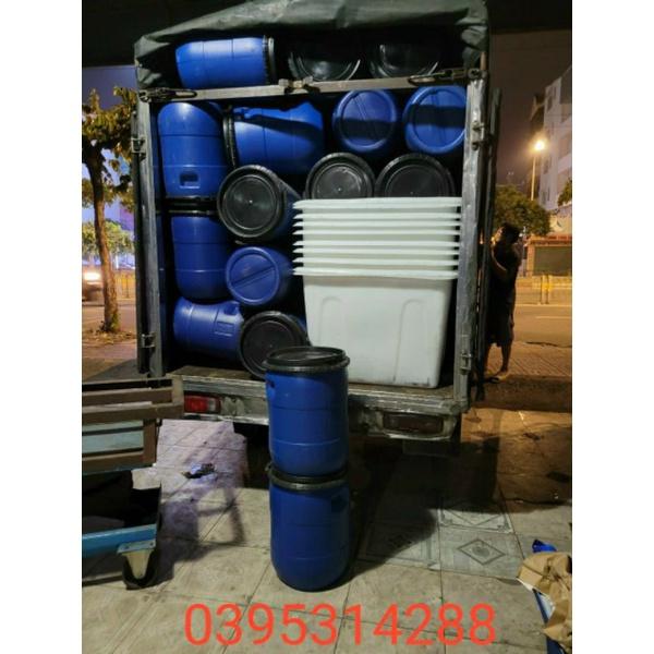 Thùng phuy nhựa 120 lít và 50 lít loại 1