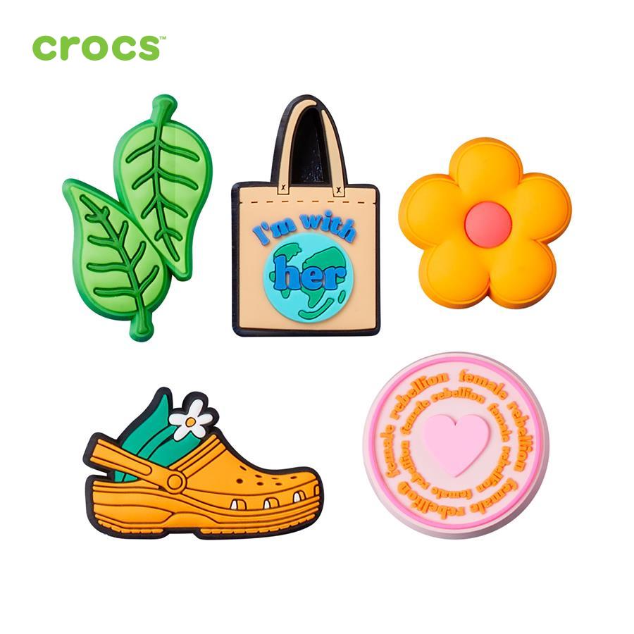 Huy hiệu jibbitz unisex Crocs JB Hype Boy Elevated 5 Pcs - 10009540