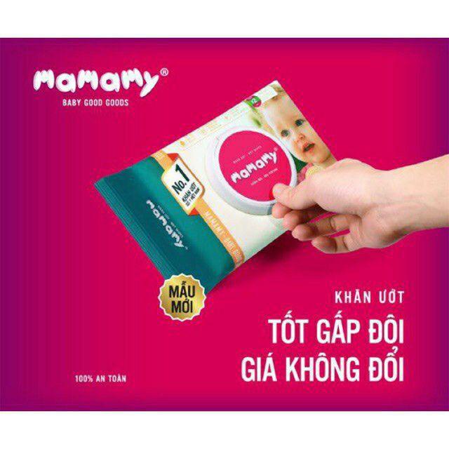 Combo 10 khăn ướt Mamamy