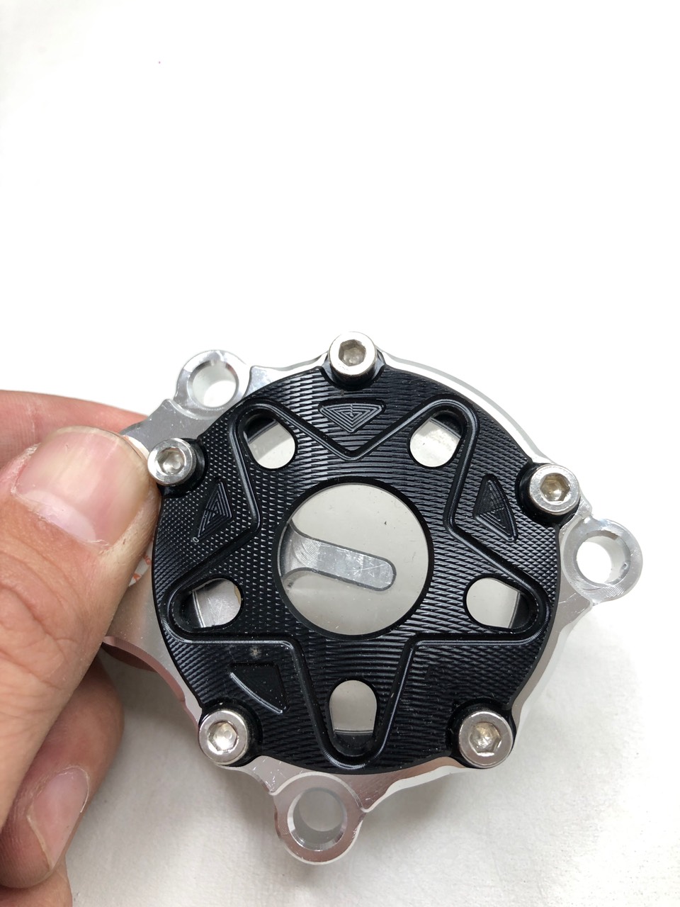 Nắp lọc nhớt trong suốt 3 lỗ cho dòng xe máy