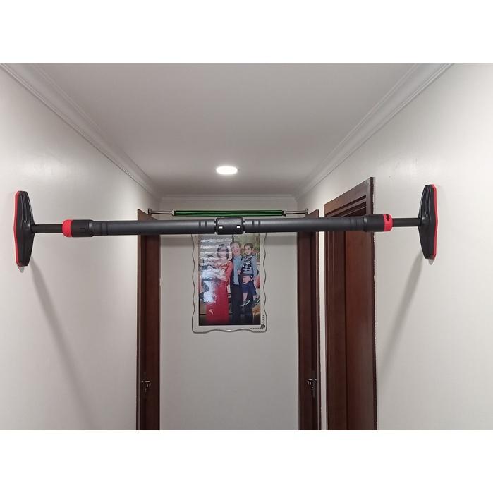 Xà đơn gắn cửa mẫu mới thép chịu lực có thước thăng bằng GF201PU 96-135cm