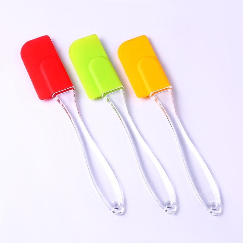 Cây phết kem, phết bơ làm bánh cao cấp chịu nhiệt - Phới dẹt silicon trộn bột, vét bột, đánh bột - cọ quét kem tiện lợi