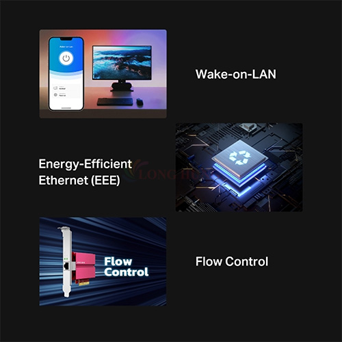 Card mạng PCIe Mercusys 10 Gigabit PCle Network Adapter MA510E - Hàng chính hãng