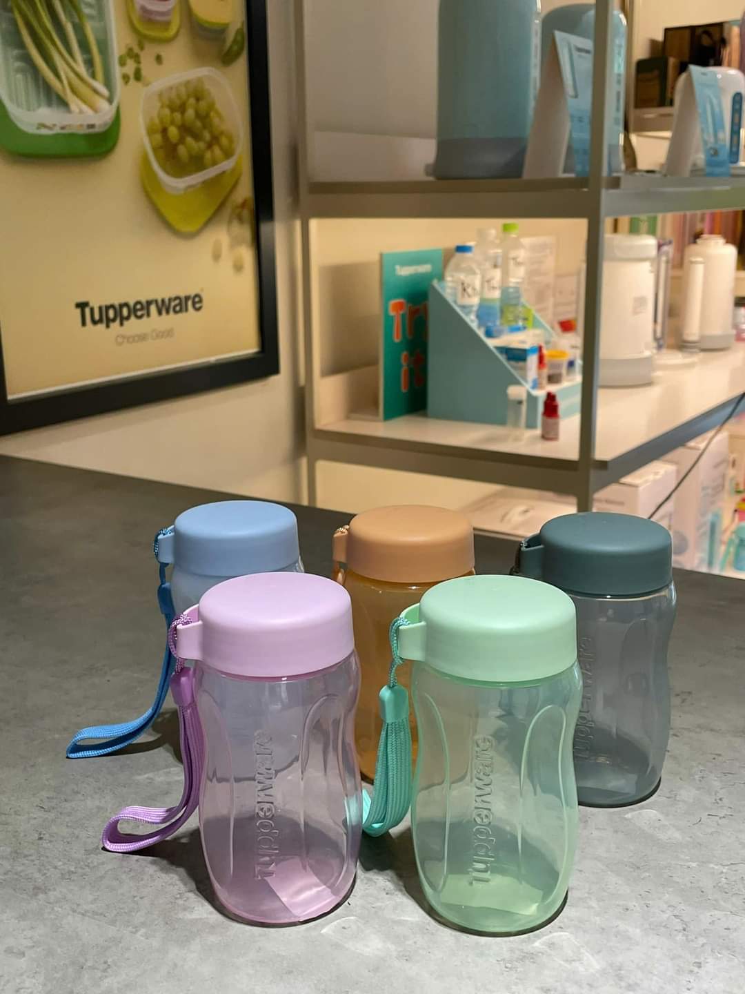 Bình nước Eco Bottle Gen II Nắp Vặn 310ml - Tupperware chính hãng - kín khí kín nước