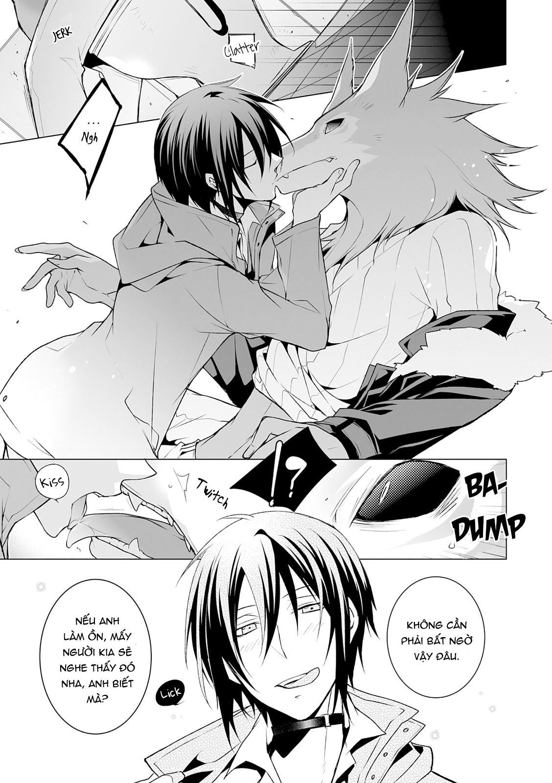 anh chàng người sói và tiểu thuyết gia lập dị chapter 2.1 15