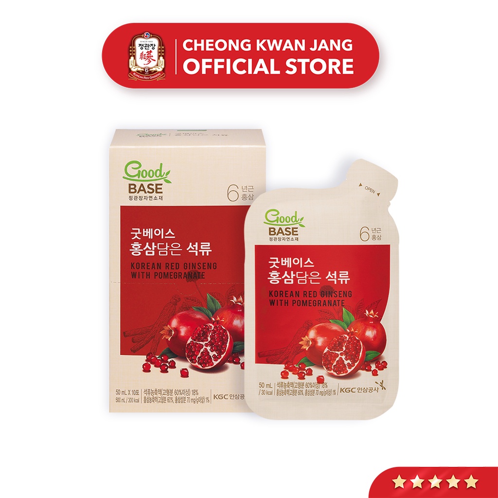 Nước Hồng Sâm Hàn Quốc Goodbase Lựu Đỏ