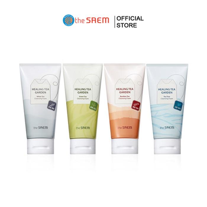 Sữa Rửa Mặt Kiểm Soát Nhờn Tràm Trà the SAEM Healing Tea Garden Tea Tree Cleansing Foam