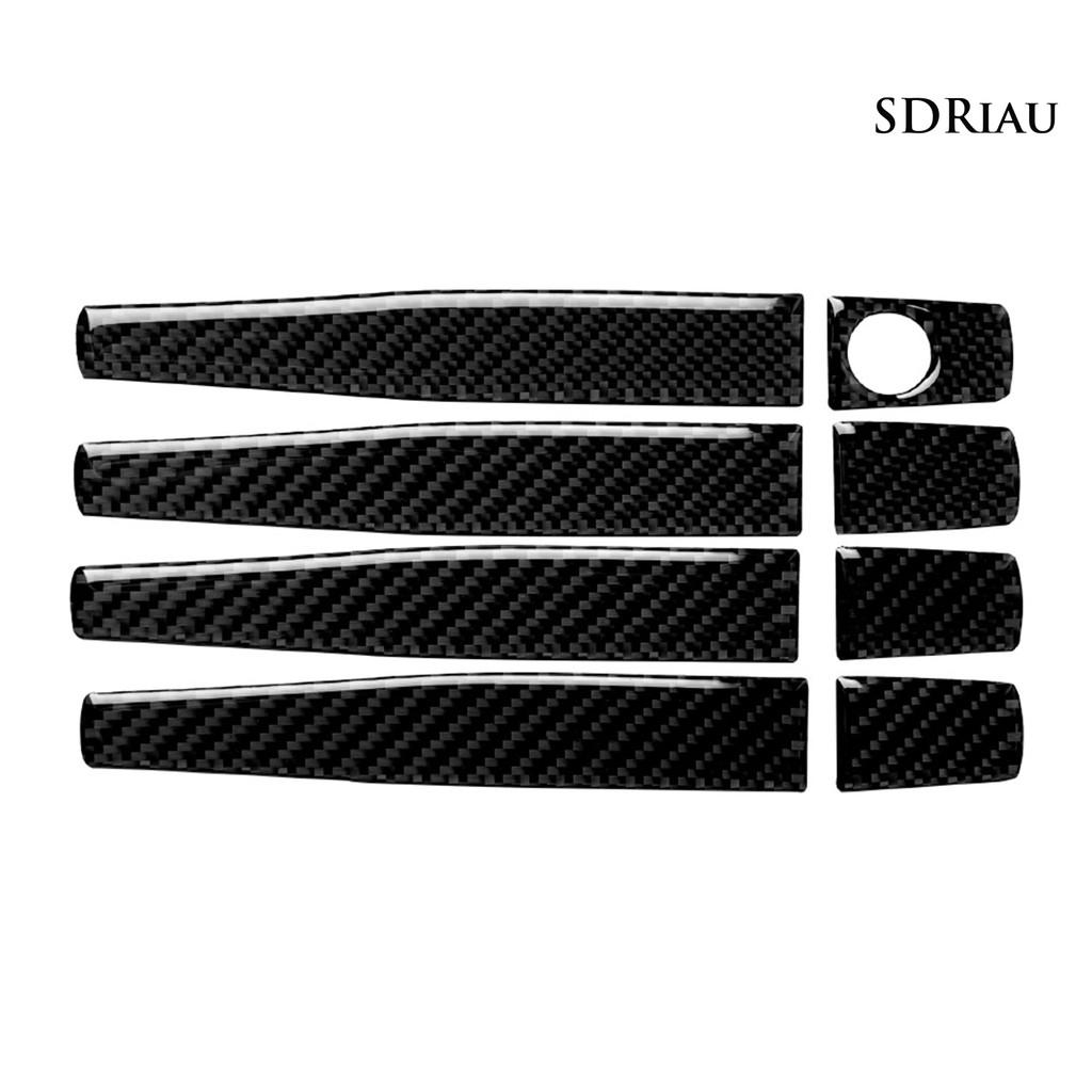 Set 8 Miếng Dán Sợi Carbon Trang Trí Tay Nắm Cửa Xe Hơi Dành Cho Cruze 2009-2015