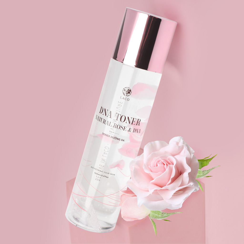 DNA Toner &amp; Nature Rose – Toner Dưỡng Da Laco