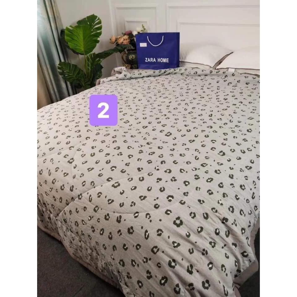 Chăn đũi hè Zara Home mềm mịn kèm túi đựng