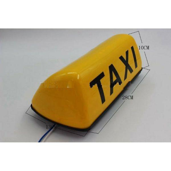 Mào taxi có đèn sáng đế nam châm tự hút