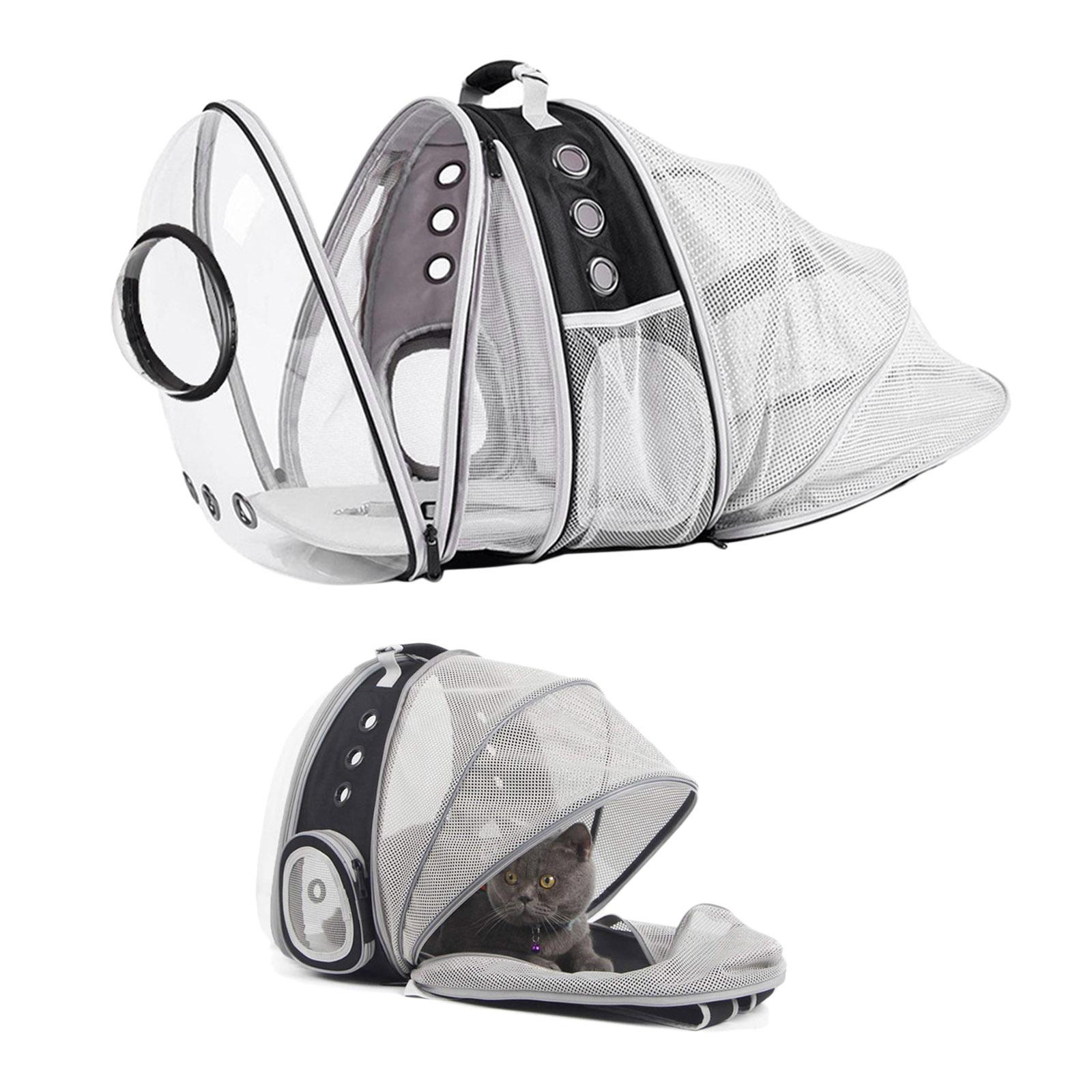 Expandable Cat Carrier Bubble Backpack Cat Pet Travel Bag