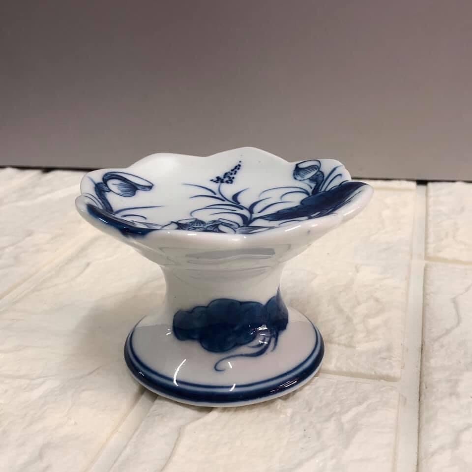 Chân đế sứ để nến thờ bằng sứ BH10107
