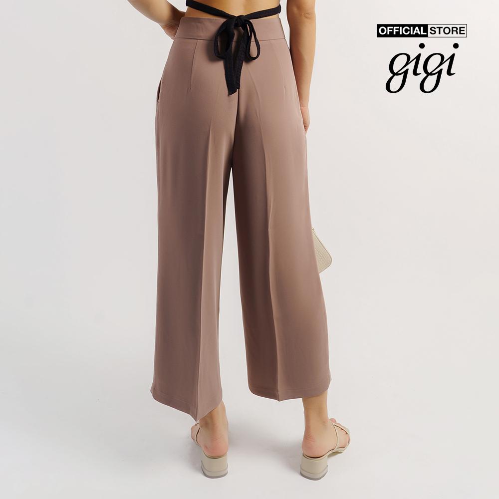 GIGI - Quần culottes nữ xếp li Deep Pleat G3206T211315
