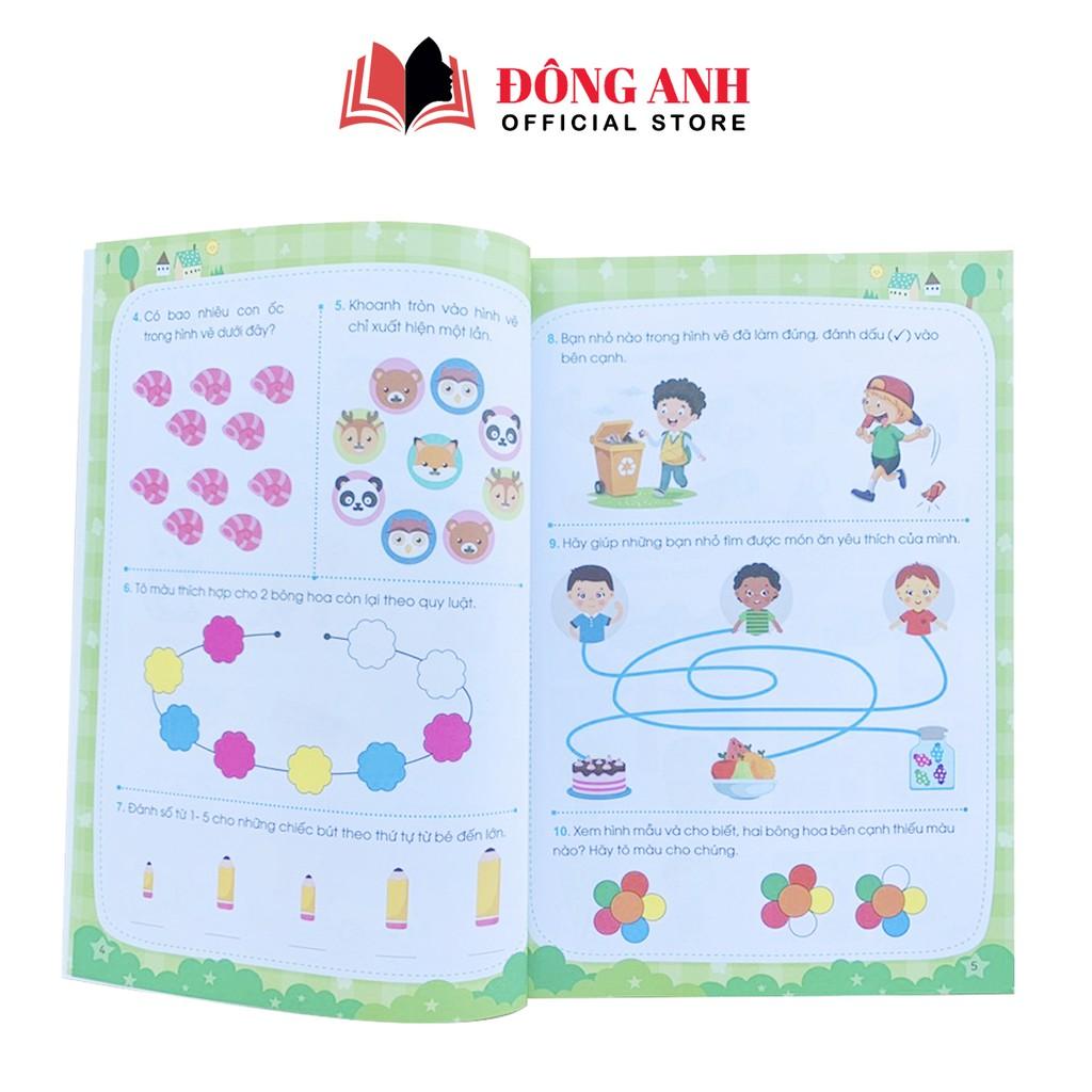 Sách - Sân Chơi Trí Tuệ Trò Chơi Tư Duy Rèn Luyện Não Trái Não Phải dành cho bé từ 3-6 tuổi