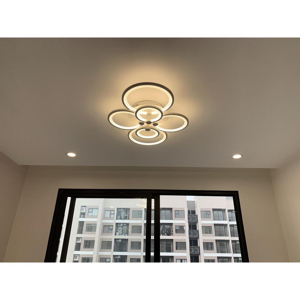 Đèn ốp trần g10, 6 cánh 3 chế độ ánh sáng