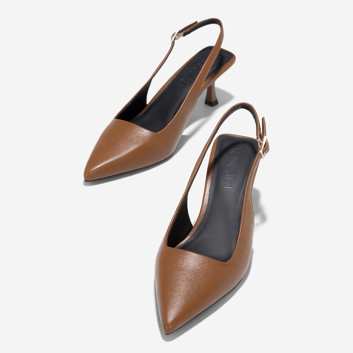 Giày spool heel slingback mũi nhọn - BMN 0652