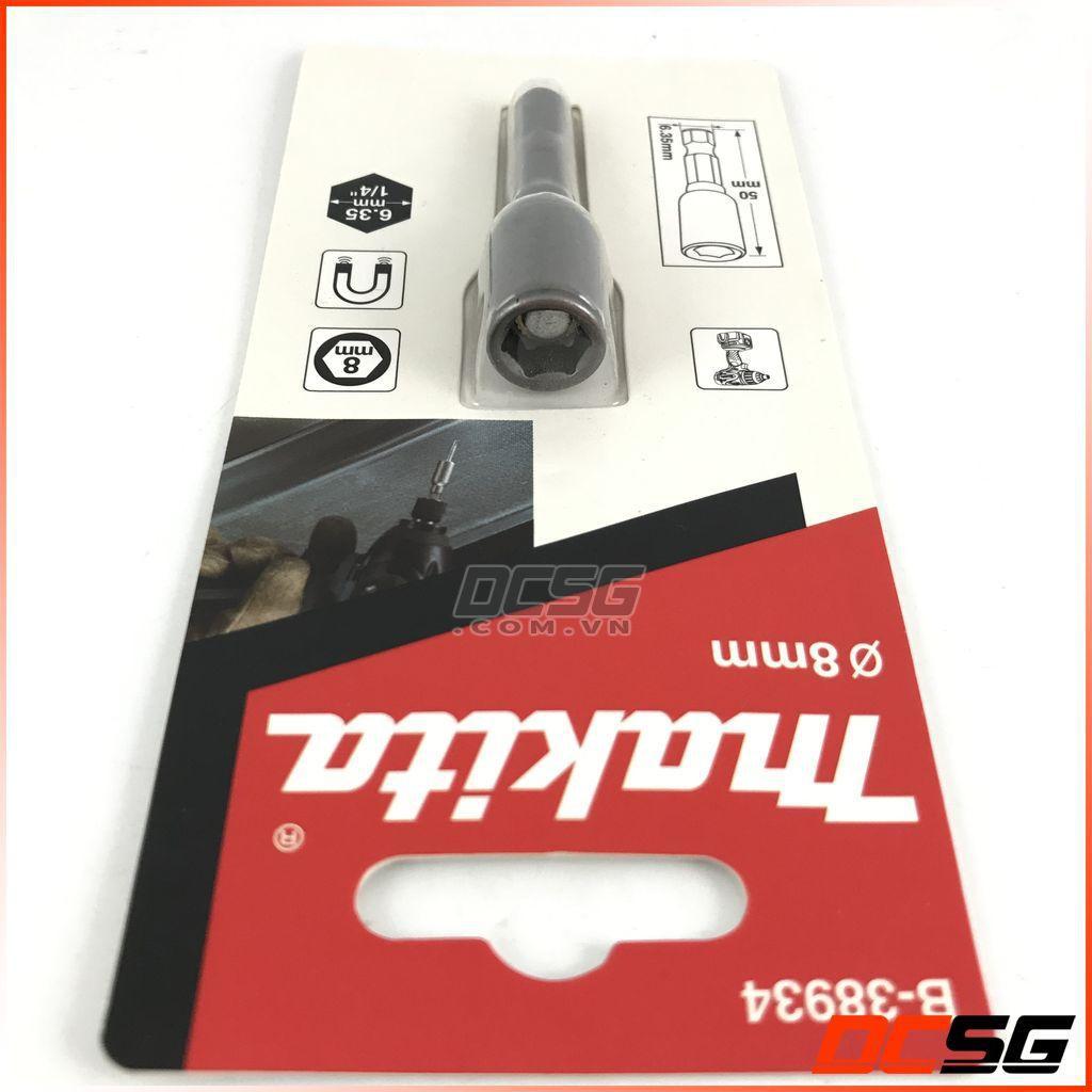 Đầu tuýp vặn vít có nam châm 1/4" 8.0mm Makita B-38934