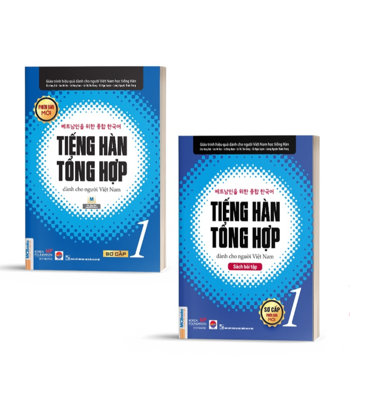 Sách Combo Tiếng Hàn Tổng Hợp Dành Cho Người Việt Nam - Sơ Cấp 1 - Bản Quyền