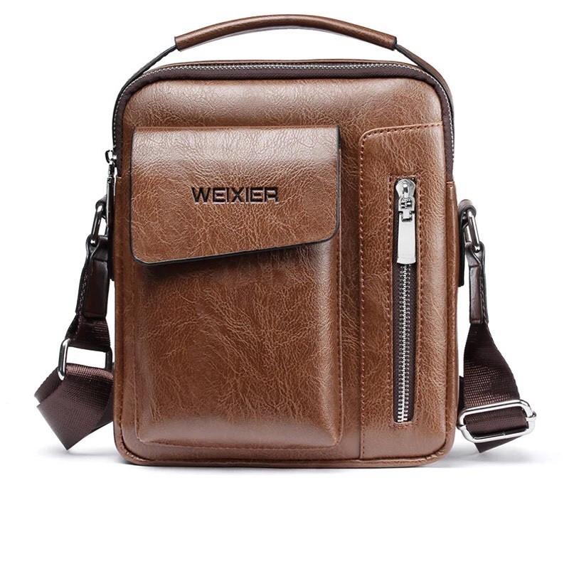 Túi đeo chéo nam phong cách thời trang WEIXIER (KT 26x20x6)
