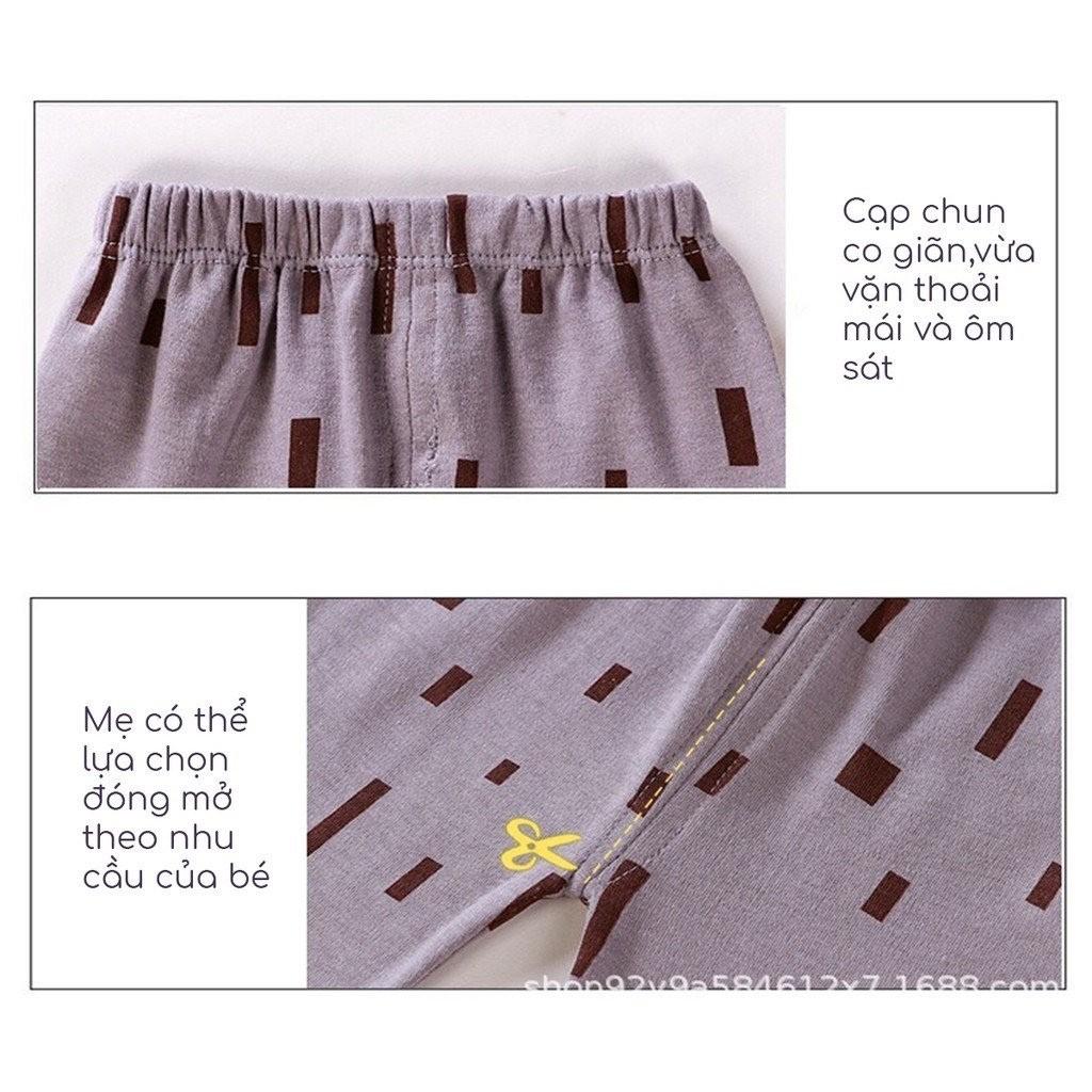 Bộ Cộc Tay cho Bé Bộ Minky Mom Cộc Tay Với họa Tiết Khủng Long Siêu Dễ Thương Chất Thun Lạnh Siêu Mềm Mịn Mát