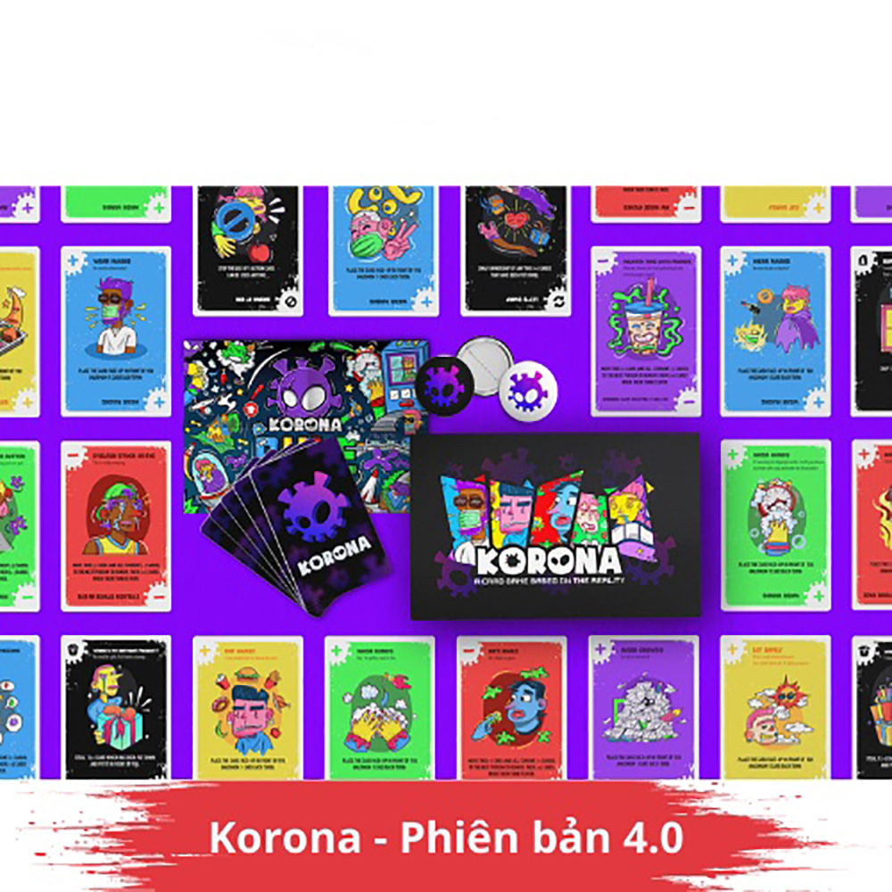 Board Game Korona Việt Hóa Drinking Game Gia Đình Cho Buổi Tụ Tập Bạn Bè Vui Chơi Giải Trí