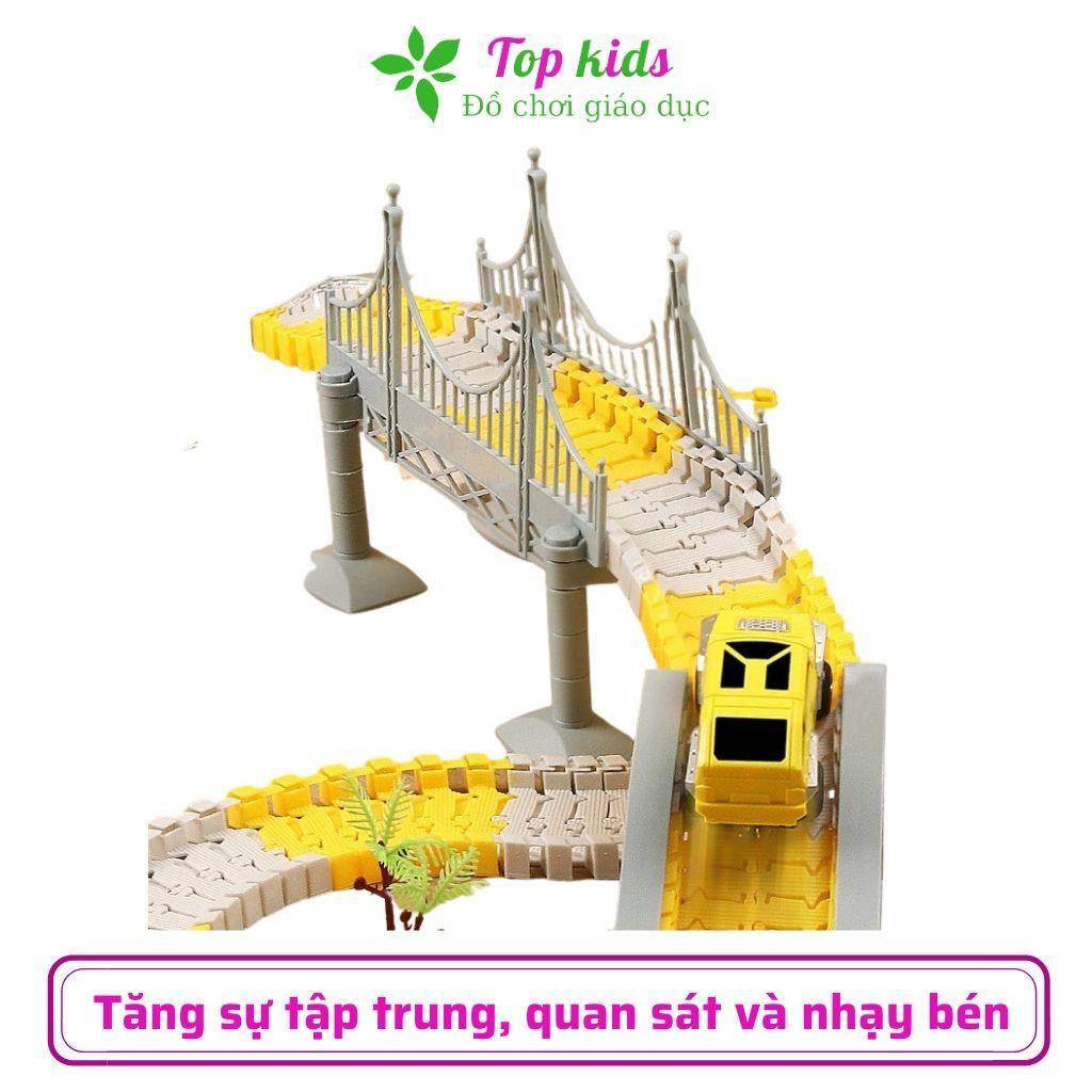 Lắp ráp mô hình xe ô tô đồ chơi trẻ em trò chơi thông minh trí tuệ cho trẻ từ 2 3 4 5 6 tuổi TOPKIDS